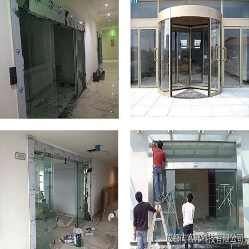龍泉做自動感應門 門禁玻璃門 龍泉自動感應門定制廠家