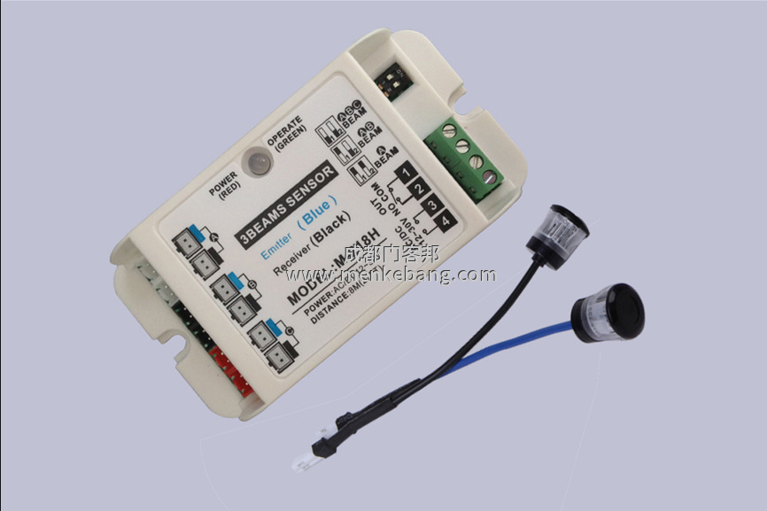 自動門安全光線原理,自動門安全光線接線圖