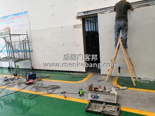 成都廠房自動感應門案例