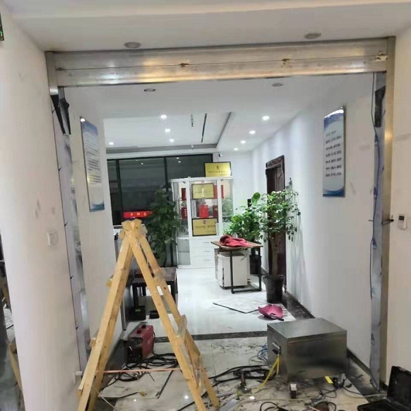 辦公室門禁自動(dòng)門安裝案例