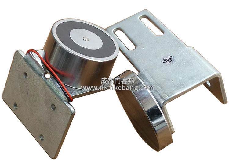 自動門磁力鎖,自動門專用磁力鎖,感應門鎖磁力鎖,自動感應門電鎖,圓形磁力鎖實圖